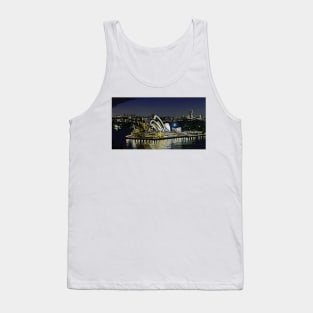 Sydney Opera House at Night Tank Top